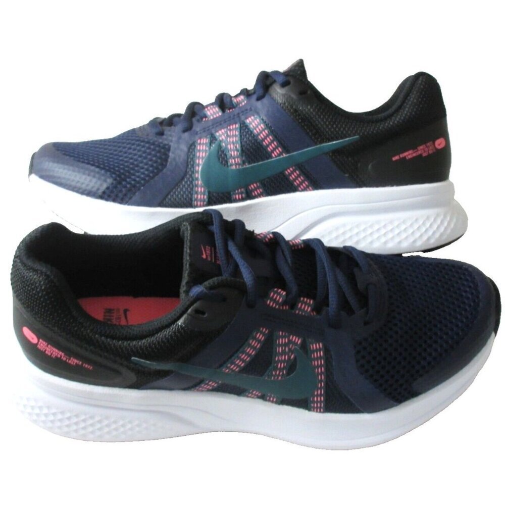Nike Women's Run Swift 2 Blackened Blue Dark Teal Green Running Shoes Sizes NIB
